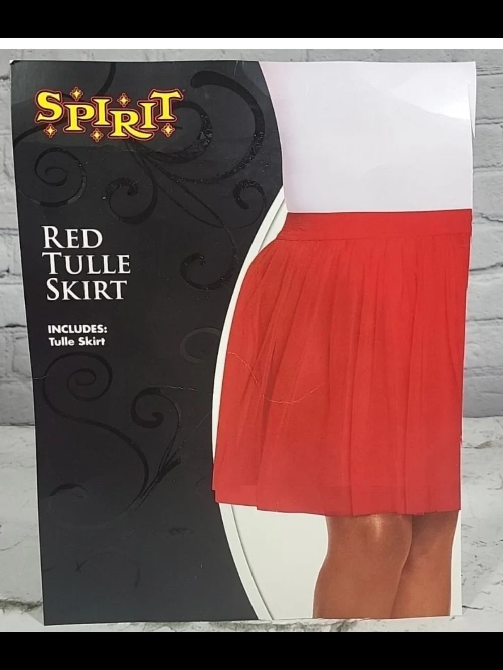 Spirit Red Mini Tulle Skirt Small Halloween Costume